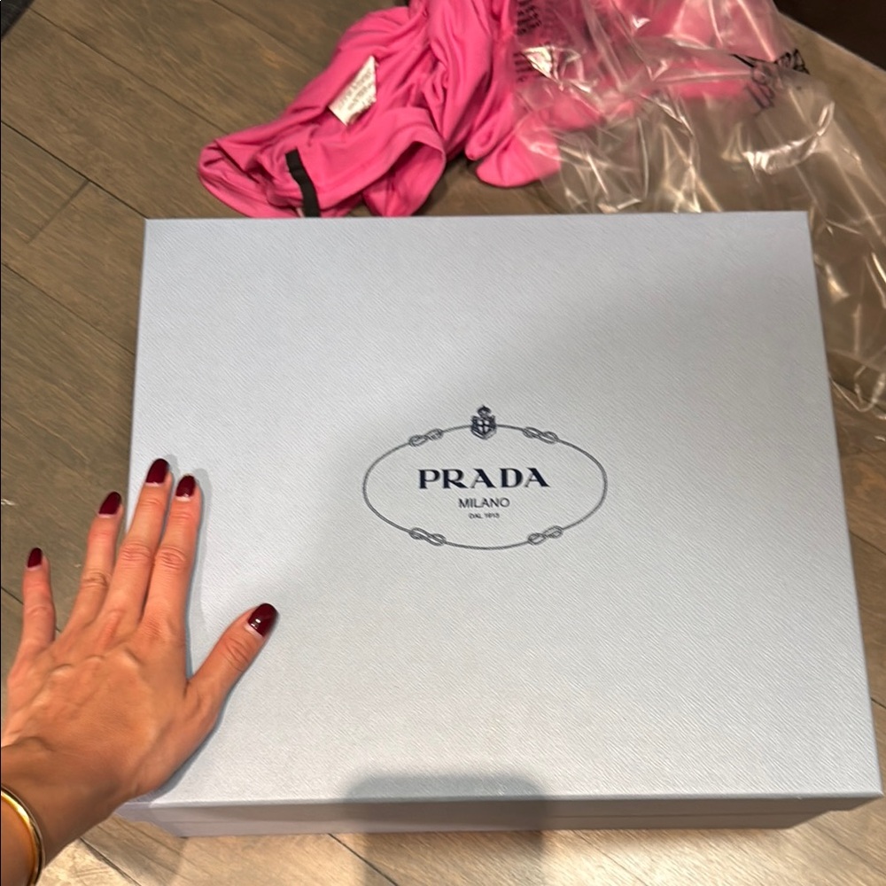 Prada Light Blue shoe Box